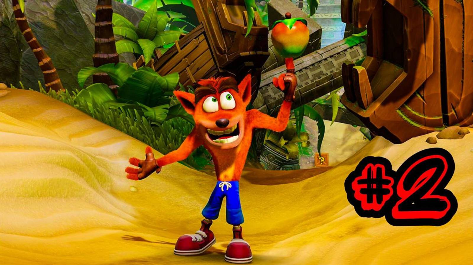 ПРОХОЖДЕНИЕ КРЭША БАНДИКУТА #2!!!!!!!