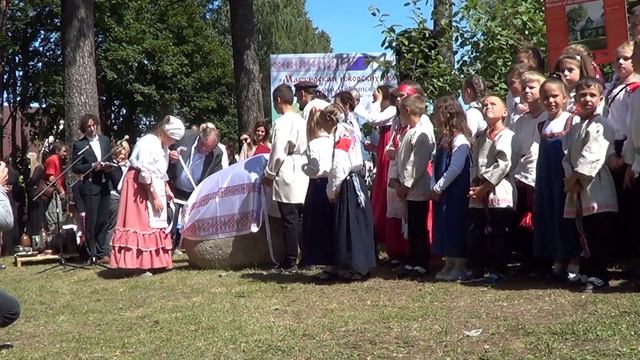 Вистино. Праздник ижорской культуры. 14.07.2019. Торжественное открытие камня... смотреть онлайн