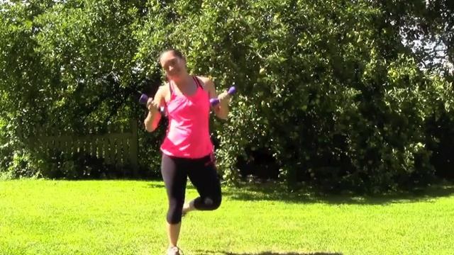 ZUMBA Can't Feel My Face using weights like ZUMBA toning смотреть онлайн