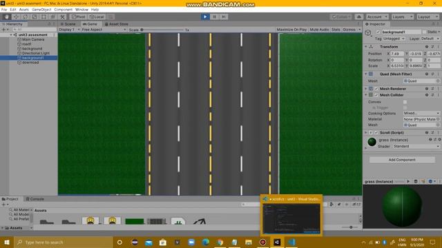 Simple Scrolling Background using tiles in Unity смотреть онлайн