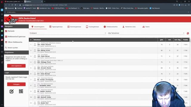 Livestream Skat 18 Spiele Fun Turnier, 24 Spiele 0,5 Cent & 16 Uhr Preisskat смотреть онлайн