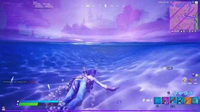 GETTING JUMP SCARED BY A SHARK DUING A SOLO MATCH!! | Fortnite Battle Royale смотреть онлайн