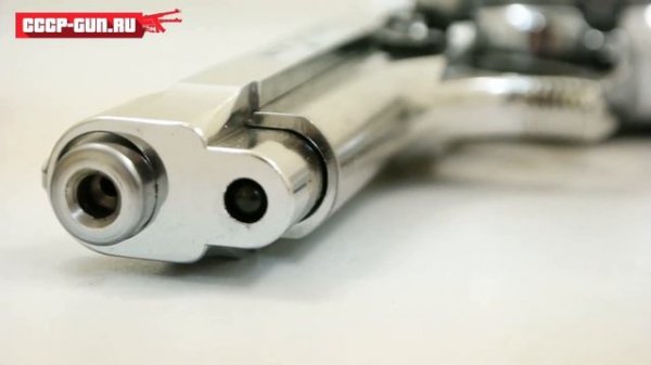 Охолощенный пистолет Beretta 92 CO (B92 CO, хром) ( Видео - Обзор )