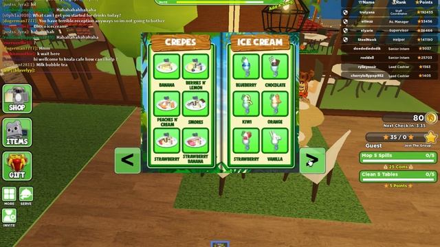 Trying to get a Table at Koala Cafe Roblox смотреть онлайн