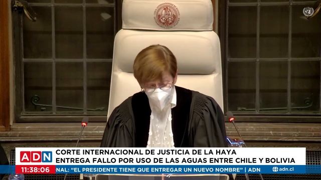 Corte Internacional de Justicia de La Haya entrega fallo por uso de las aguas entre Chile y Bolivia смотреть онлайн