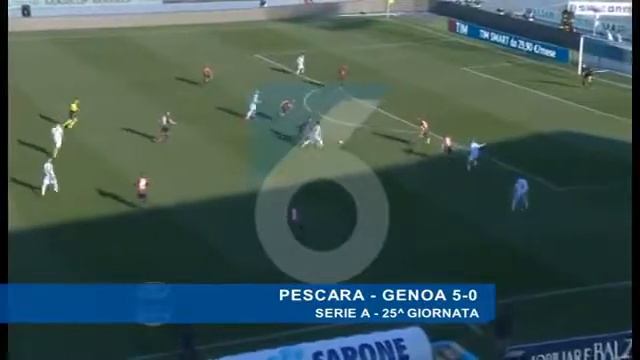 Pescara Genoa 5- 0 / Пескара - Дженоа 5 - 0 смотреть онлайн