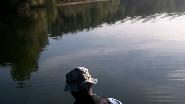 Kayak Fishing working the Rapala DT SZ 10 while standing смотреть онлайн