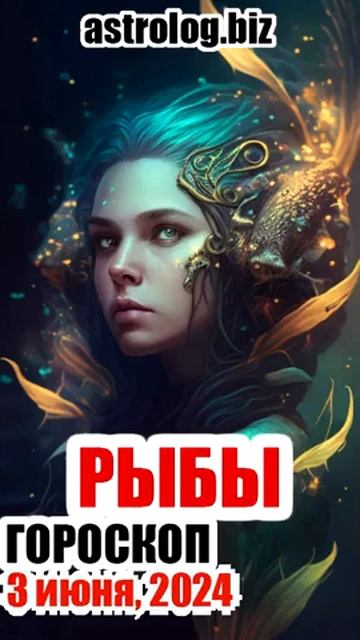 РЫБЫ гороскоп на 3 июня, 2024 смотреть онлайн