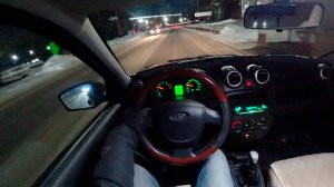 ВЕЧЕРНЯЯ ПОЕЗДКА НА LADA GRANTA СЕРДОЛИК