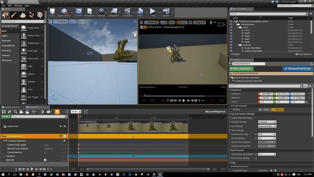 Unreal Engine 4 Sequencer Tutorial: Getting started смотреть онлайн