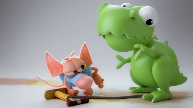Funny Cartoon | Rattic Mini–The Dinosaur | Funny Cartoons For Kids | New Cartoons смотреть онлайн