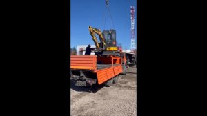 Мини-экскаватор LiuGong CLG9035E, отгрузка клиенту