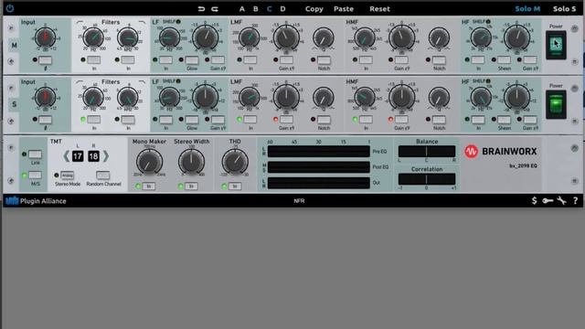 Mastering EQ Plugin - Brainworx Bx_2098