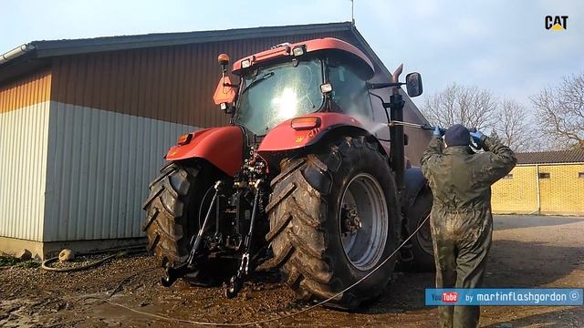 Mycie ciągnika CASE Puma 210 | washing CASE Puma tractor смотреть онлайн