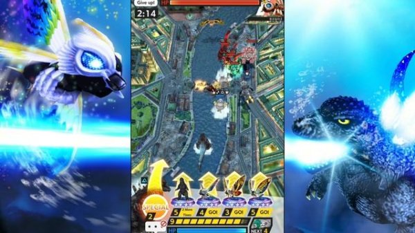 Godzilla Battle Line: Ranked Gameplay with Aqua Mothra and Godzilla 2003