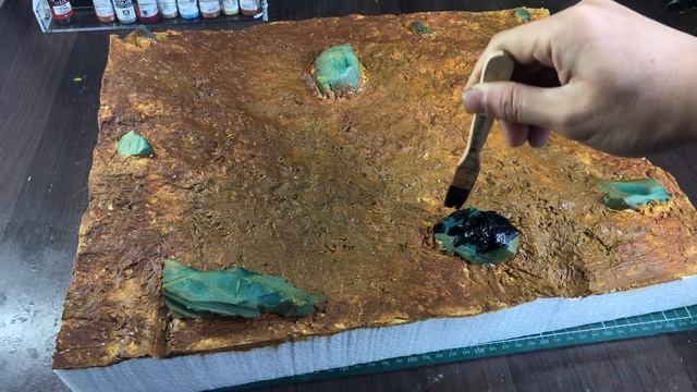 Jurassic World Therizinosaurus Diorama From Clay