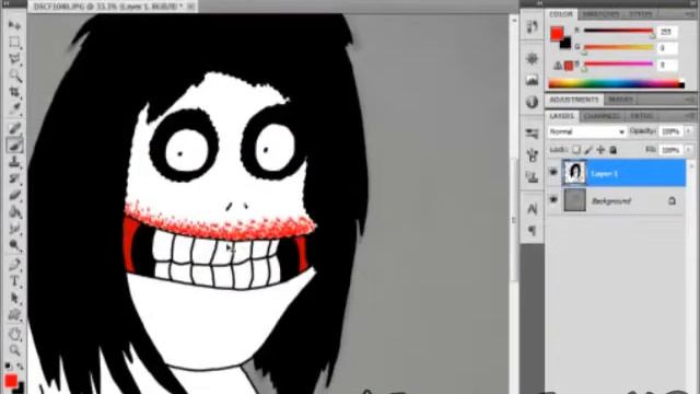 Speed Drawing - Jeff The Killer смотреть онлайн