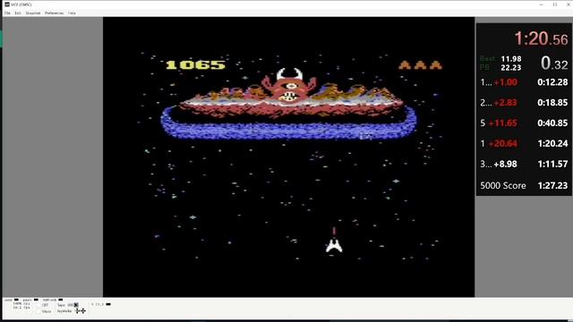 Commodore 64 Demon Attack EMU Speedrun WR 500,1000,3000,5000 Scores смотреть онлайн