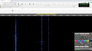 T Marker signal: Repeating 1 second 1050 Hz tones at 4182 kHz