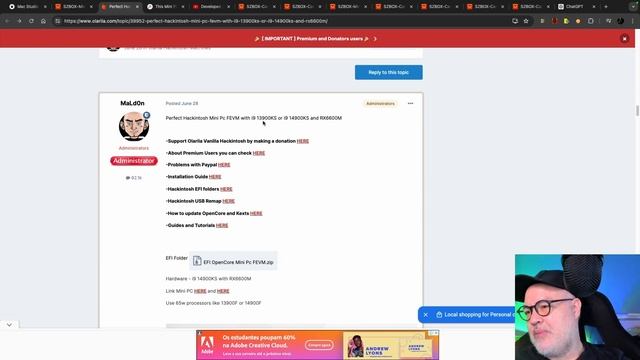 🔥 MAC STUDIO #HACKINTOSH PERFEITO DIRETO DO ALIEXPRESS 😱 MINI PC FEVM INTEL FN60G COM RX6600M 👊 смотреть онлайн