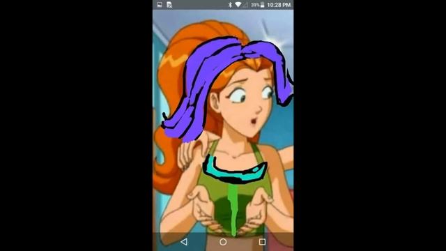 Totally Spies Sam and Monsters, Inc. Sam Celia Mae Purple смотреть онлайн