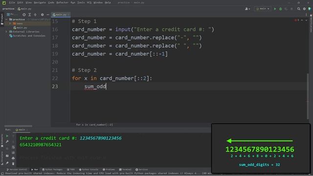 Credit card validator in Python 💳 смотреть онлайн