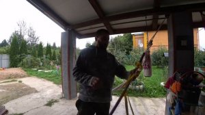 Тренеровка дома и в спортзале.. Покрасил лаком рога лося