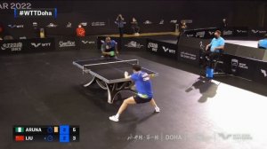 Aruna Quadri backhand version 1.0 to 2.0!