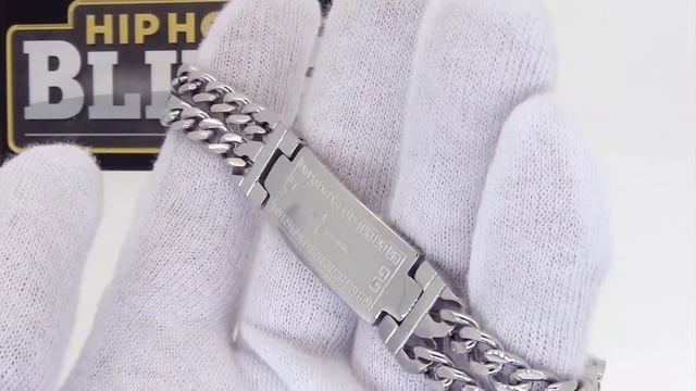 Cross ID Double Cuban Link Stainless Steel Christian Bracelet смотреть онлайн