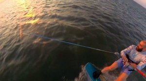 Кайт на закате коса голенькая. insta 360 x3 максимальное качество 4K 60fps 100mb/s
