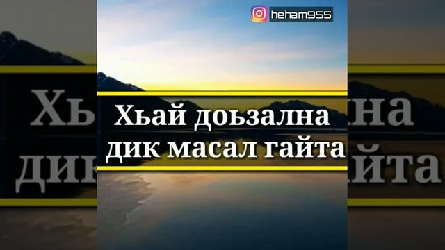 Хьай доьзална дик масал гайтар смотреть онлайн