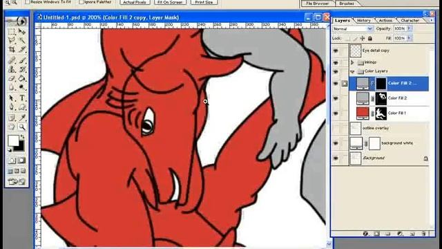 Inking and Coloring Tutorial [Furry Vore] смотреть онлайн