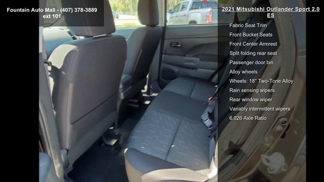 2021 Mitsubishi Outlander Sport 2.0 ES - Fountain Auto Ma... смотреть онлайн