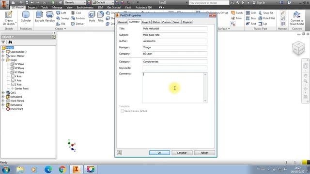31 - 3D Spring Modeling and Adding Properties to the Model смотреть онлайн