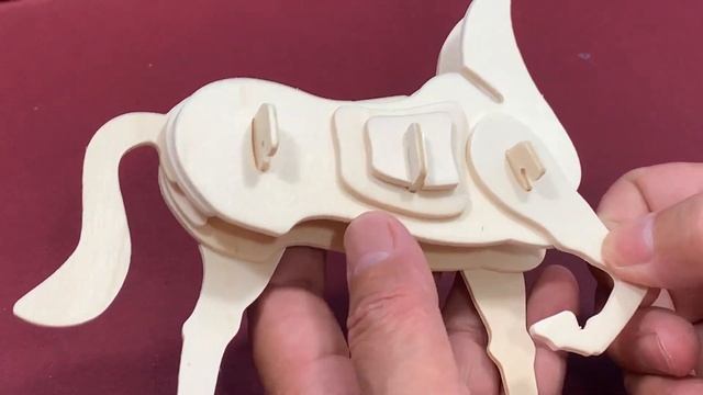 Hands Craft DIY 3D Wooden Puzzle HORSE