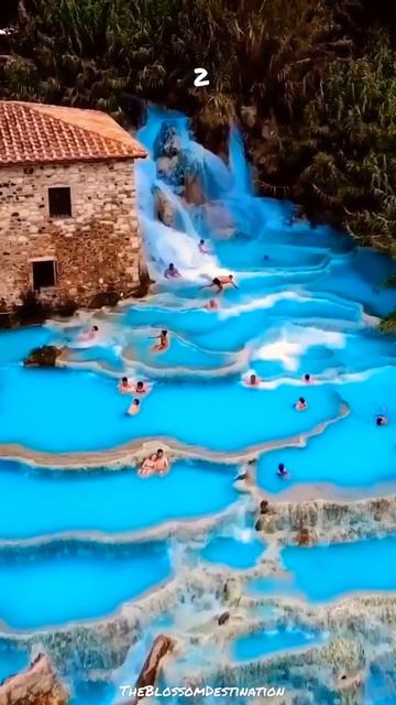 TBD📍Saturnia Hot Springs (Cascate del Mulino), Tuscan, Italy. #shorts #location #travel #destinatio смотреть онлайн