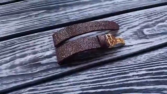 Ремешок для часов из кожи ската смотреть онлайн