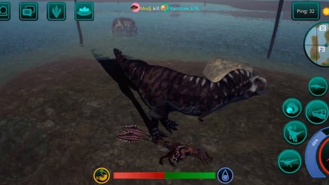 Выживание Тираннозавра в The cursed dinosaur isle|Modjis смотреть онлайн