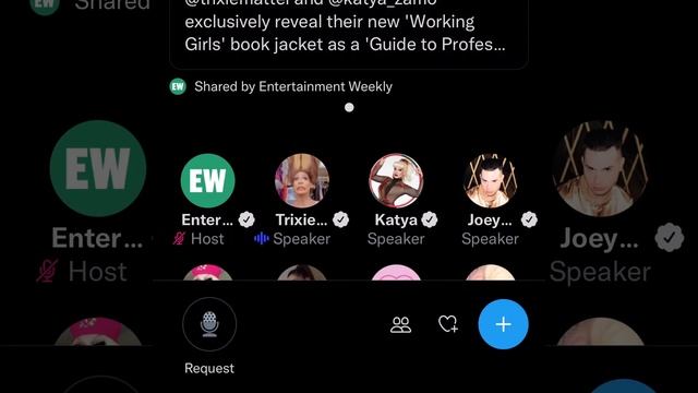 trixie mattel & katya zamolodchikova twitter space announcing their book launch 'working girls' смотреть онлайн