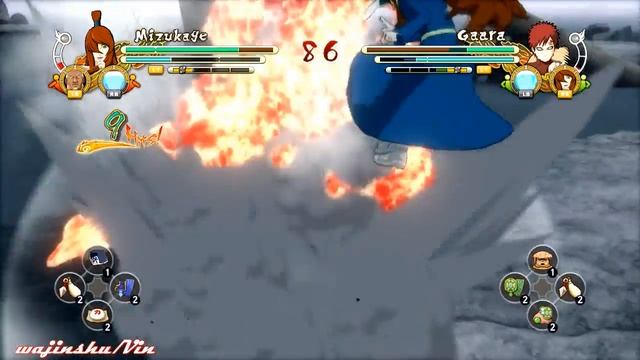 Kage Hat Mei Terumi vs Kage Hat Gaara (New DLC) April 30 2013 Naruto Ultimate Ninja Storm 3 смотреть онлайн