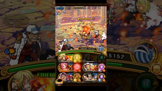 (OPTC)(JPN)Double Legend VinSmoke Sanji V2 Chaos Coliseum Bartolomew Kuma 50 Stamina смотреть онлайн
