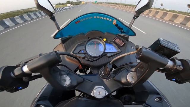 TESTING TOP SPEED PULSAR RS200 AFTER 4 YEARS 29000 KMS COVERED смотреть онлайн