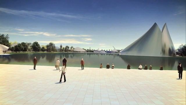 Full Campus Rendering of Florida Polytechnic University смотреть онлайн