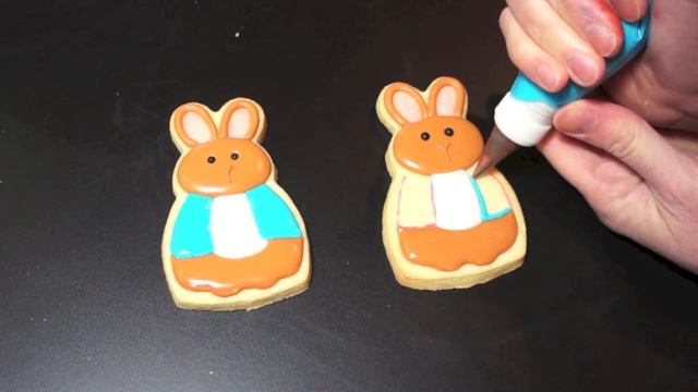 How to make a Peter Rabbit cookies - Easter bunny cookie смотреть онлайн