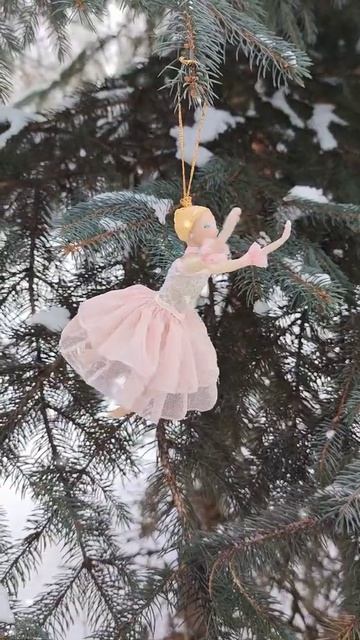 💗Ватная игрушка ручной работы 💕Балерина 🩰 смотреть онлайн