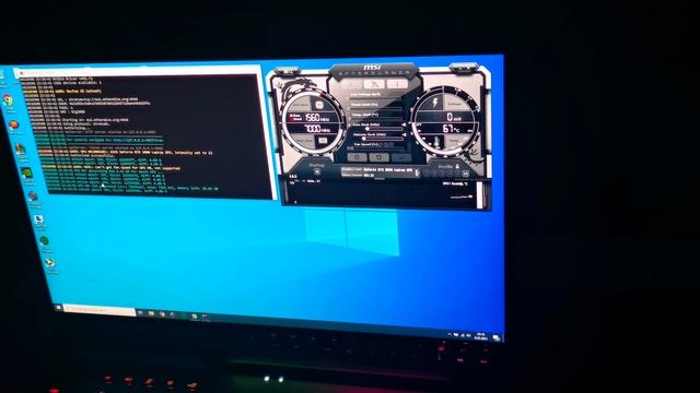 ROG Strix Scar 17 G733 5900HX 16GB RTX 3080 Laptop Mining Test ?_?
