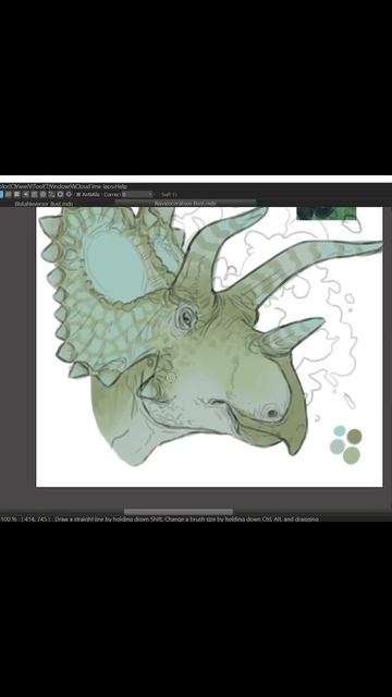 Navajoceratops and Bistahieversor Short #paleoart #art #dinodraw #drawing #prehistoricart смотреть онлайн