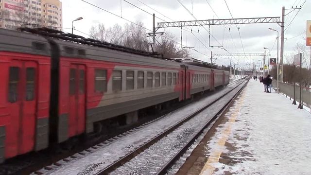 ЭР2Т-7157, платформа Кокошкино смотреть онлайн