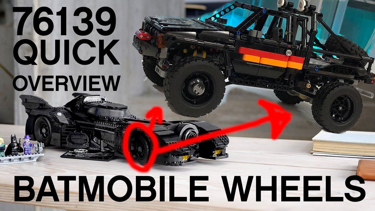 76139 Batmobile. Экспресс-обзор новых ПОКРЫШЕК и набора. смотреть онлайн