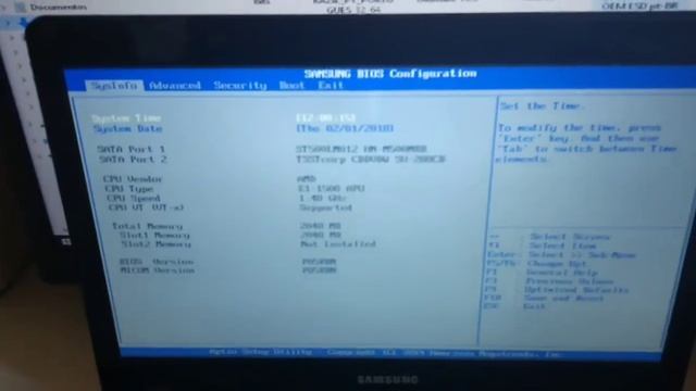 COMO ENTRAR BIOS NOTEBOOK SAMSUNG WINDOWS 10 смотреть онлайн